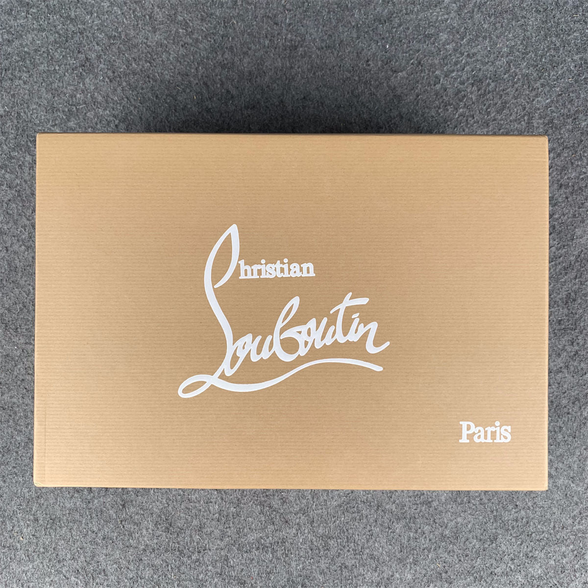 Christian Louboutin Louis Junior Spikes Flat 'Red Suede'