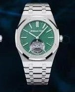 AP Royal Oak Flying Tourbillon Watch 'Emerald Green'