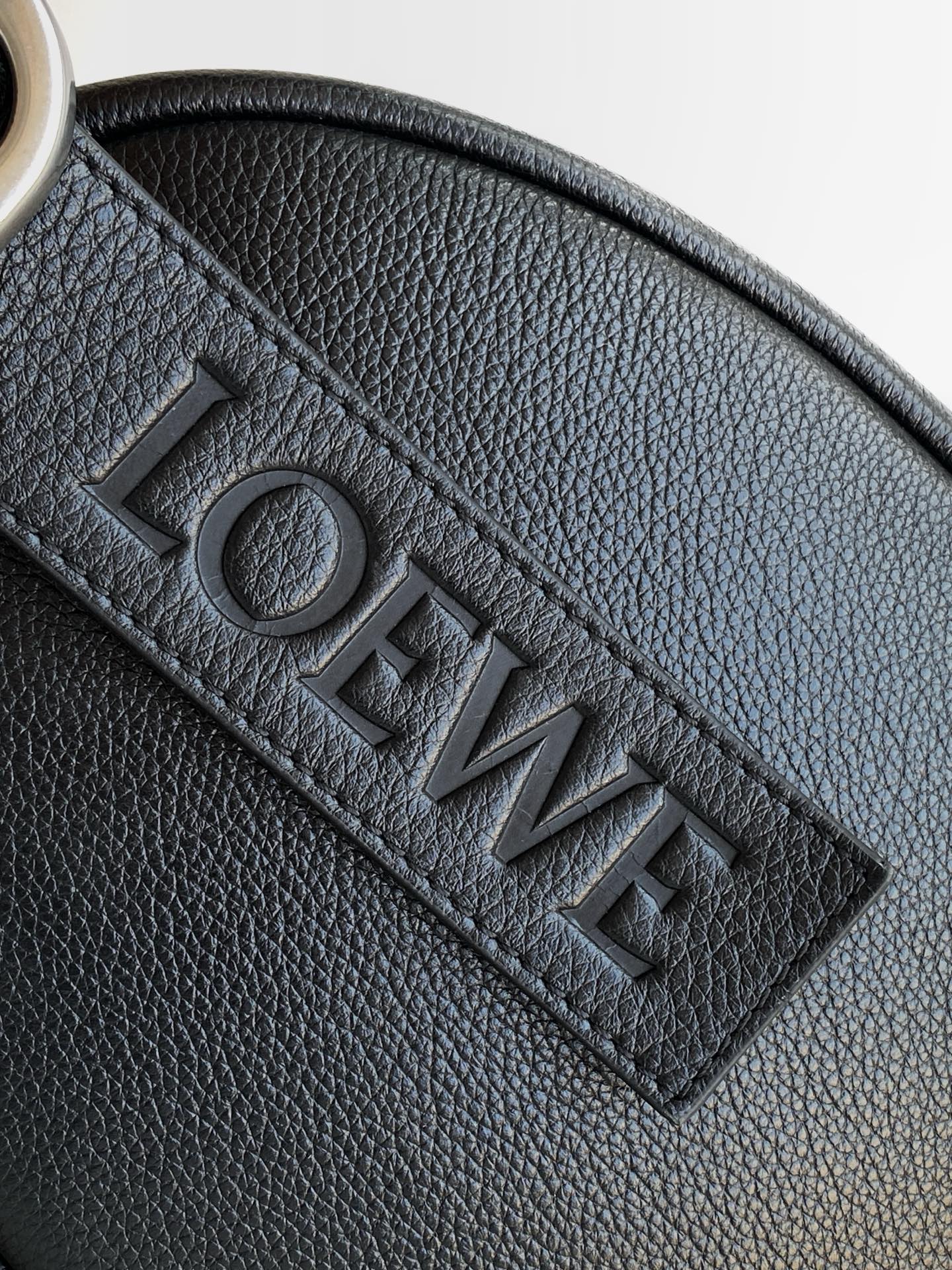 Loewe Loop Bucket Bag Black Supple Grained Calfskin