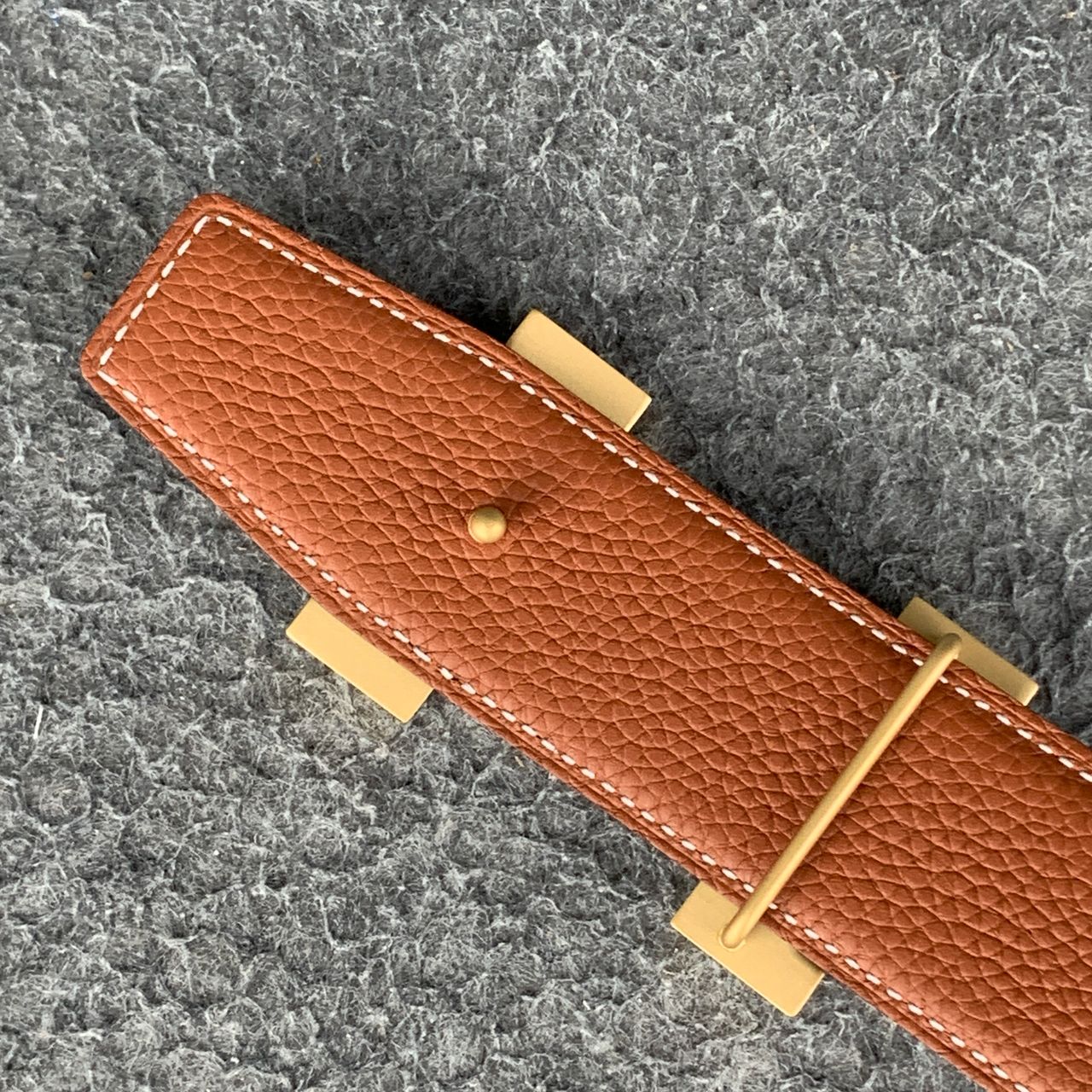 H Constance Reversible Leather Belt ´Black/Chocolate Brown´