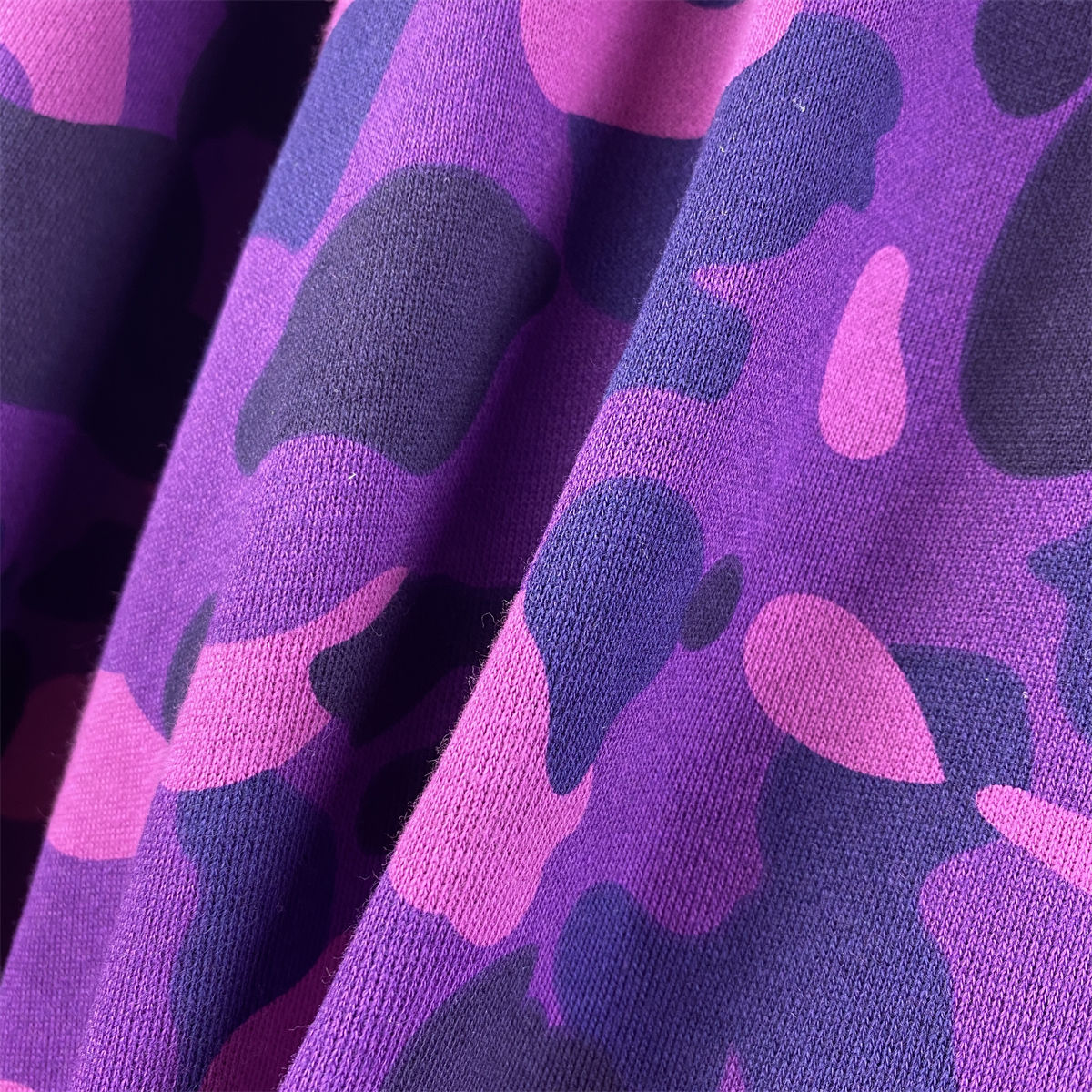 BAPE Color Camo Shark Full Zip Hoodie 'Purple'