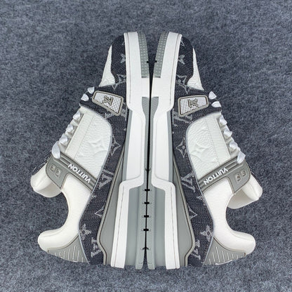 LV Trainer Monogram Denim 'Grey'