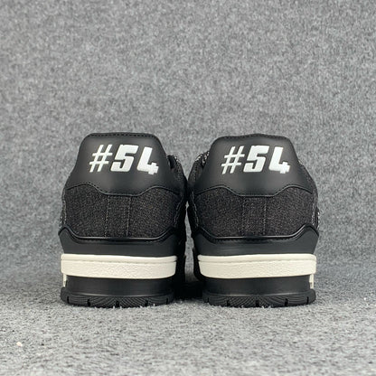 LV Trainer “Black Damier 3D Denim”