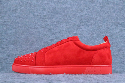 Christian Louboutin Louis Junior Spikes Flat 'Rougissime'