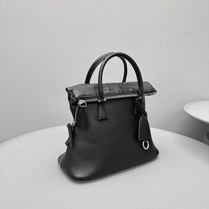 Maison Margiela 5ac Mini' Handbag Black Grain Cowhide
