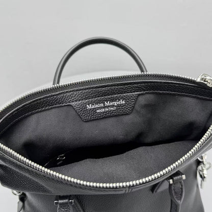 Maison Margiela 5ac Mini' Handbag Black Grain Cowhide