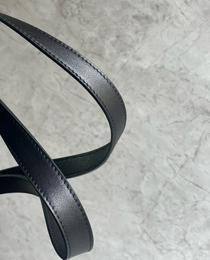 LOEW PUZZLE FOLD TOTE IBLACK SHINY CALFSKIN