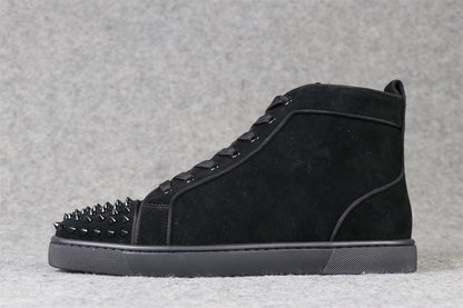 CL Lou Spikes Orlato High-Top 'Black Suede'
