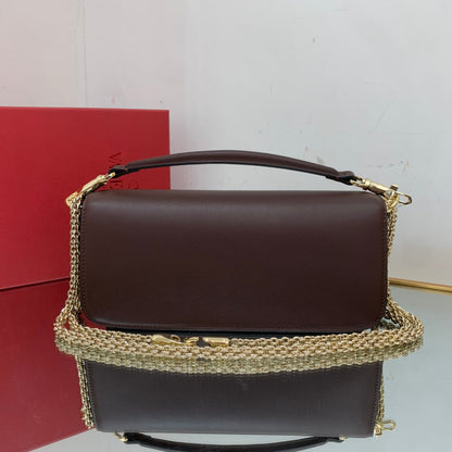 valenti loco 27 chocolate calfskin