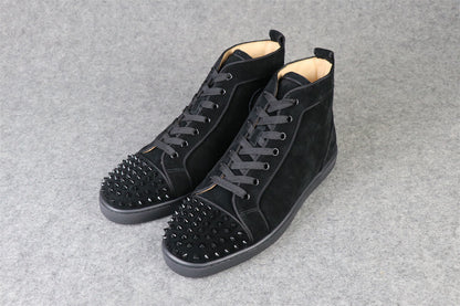 CL Lou Spikes Orlato High-Top 'Black Suede'