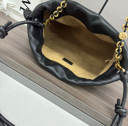 Loewe Flamenco Purse 30 Black Lambskin Ghw
