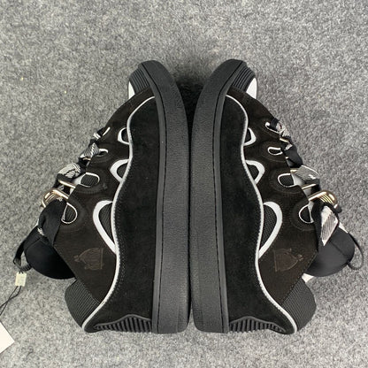 Lanvin Curb Sneakers 'Black Grey'