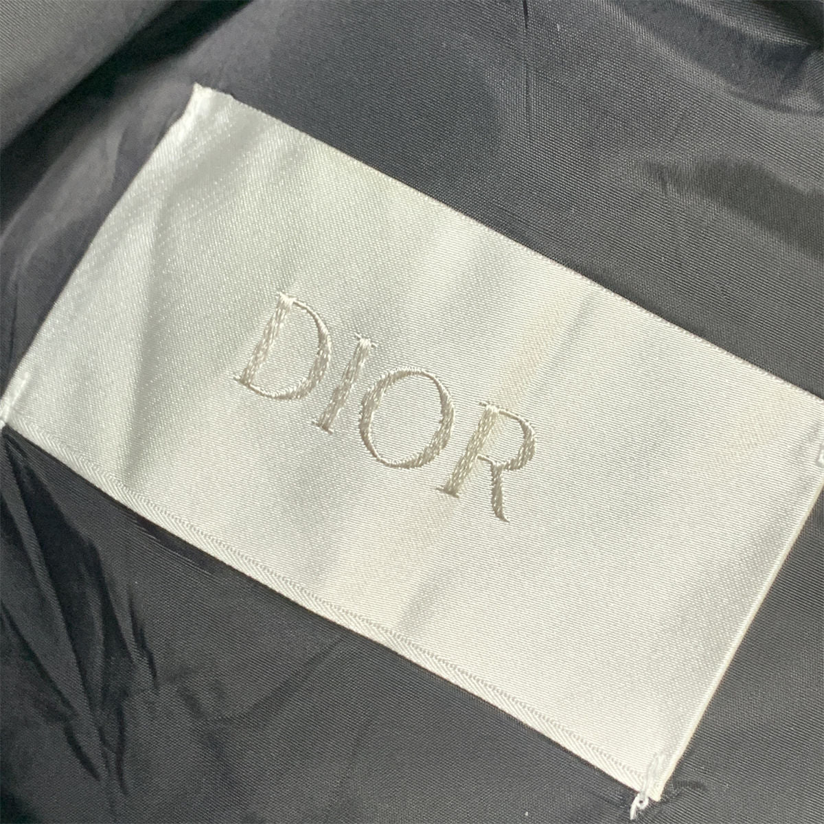 Dior Oblique Motif Down Jacket in Black Technical Jacquard