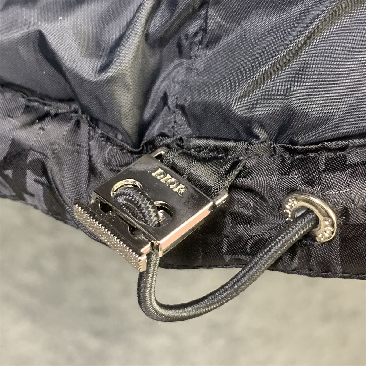 Dior Oblique Motif Down Jacket in Black Technical Jacquard