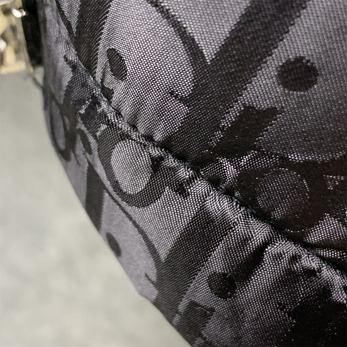 Dior Oblique Motif Down Jacket in Black Technical Jacquard