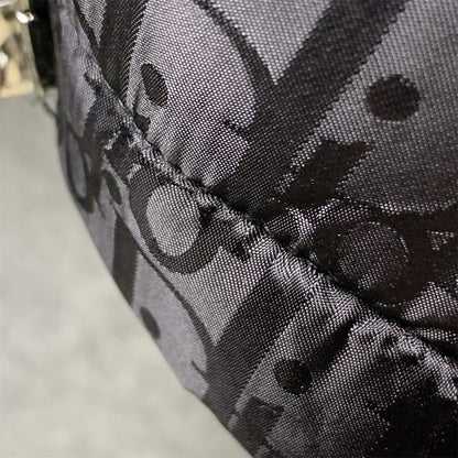 Dior Oblique Motif Down Jacket in Black Technical Jacquard