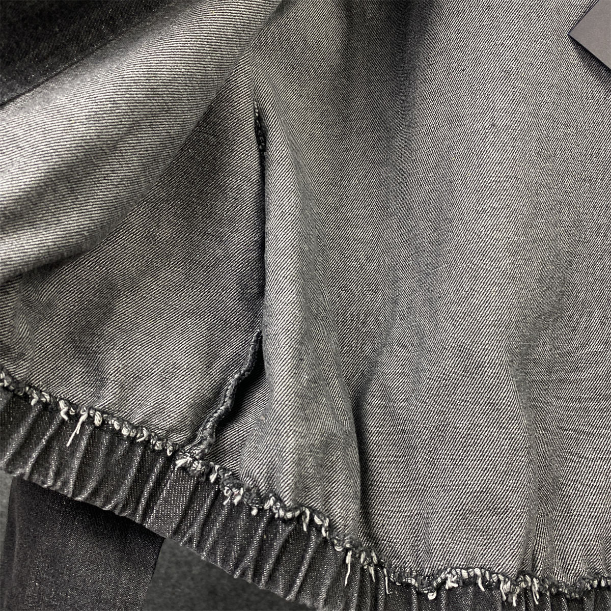 PRADA Women's Grey Denim Blouson Jacket 'Gray'
