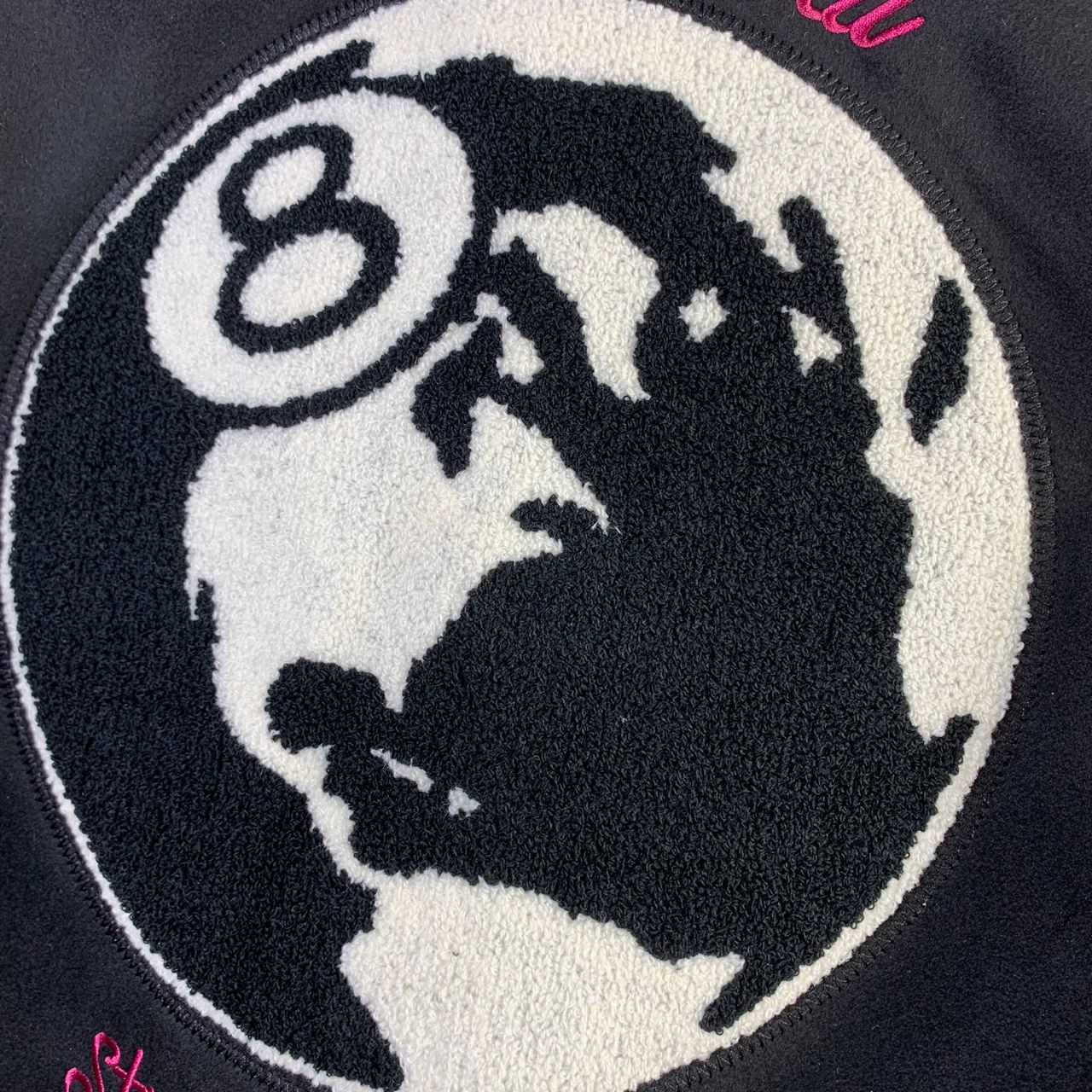 Stussy 40th Anniversary Varsity Jacket 'Black'