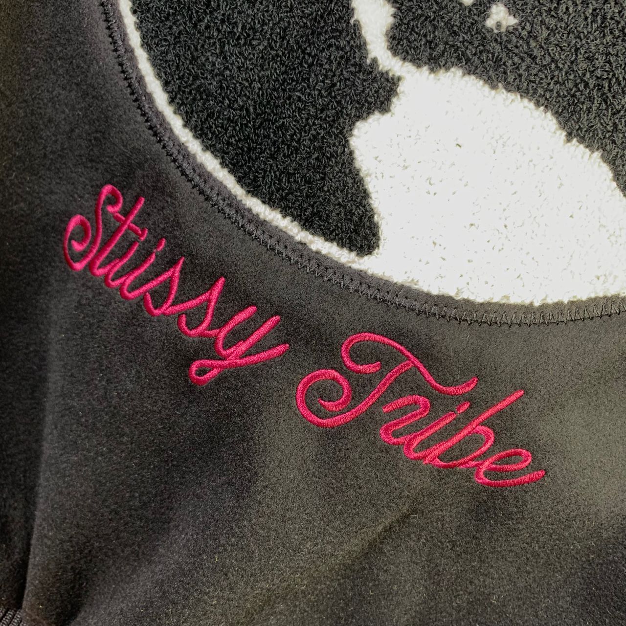 Stussy 40th Anniversary Varsity Jacket 'Black'