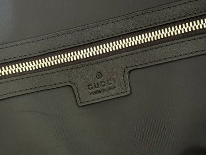 GG FW25 Monogram Large Duffle Bag Black Fabric