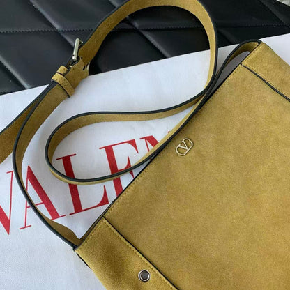 VT Nellcôte Shoulder Bag With Fringes Brown Suede
