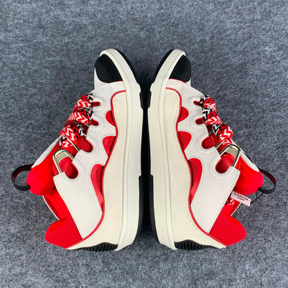 Lanvin Curb Sneakers 'Red White'