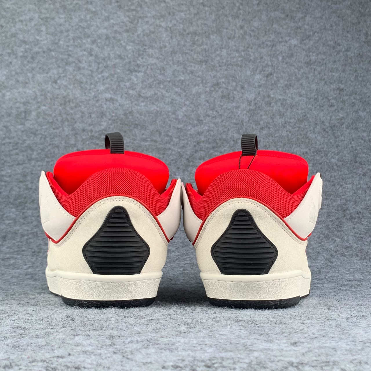 Lanvin Curb Sneakers 'Red White'