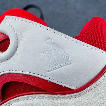 Lanvin Curb Sneakers 'Red White'