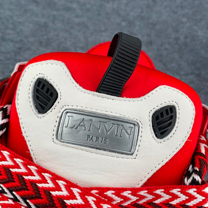 Lanvin Curb Sneakers 'Red White'