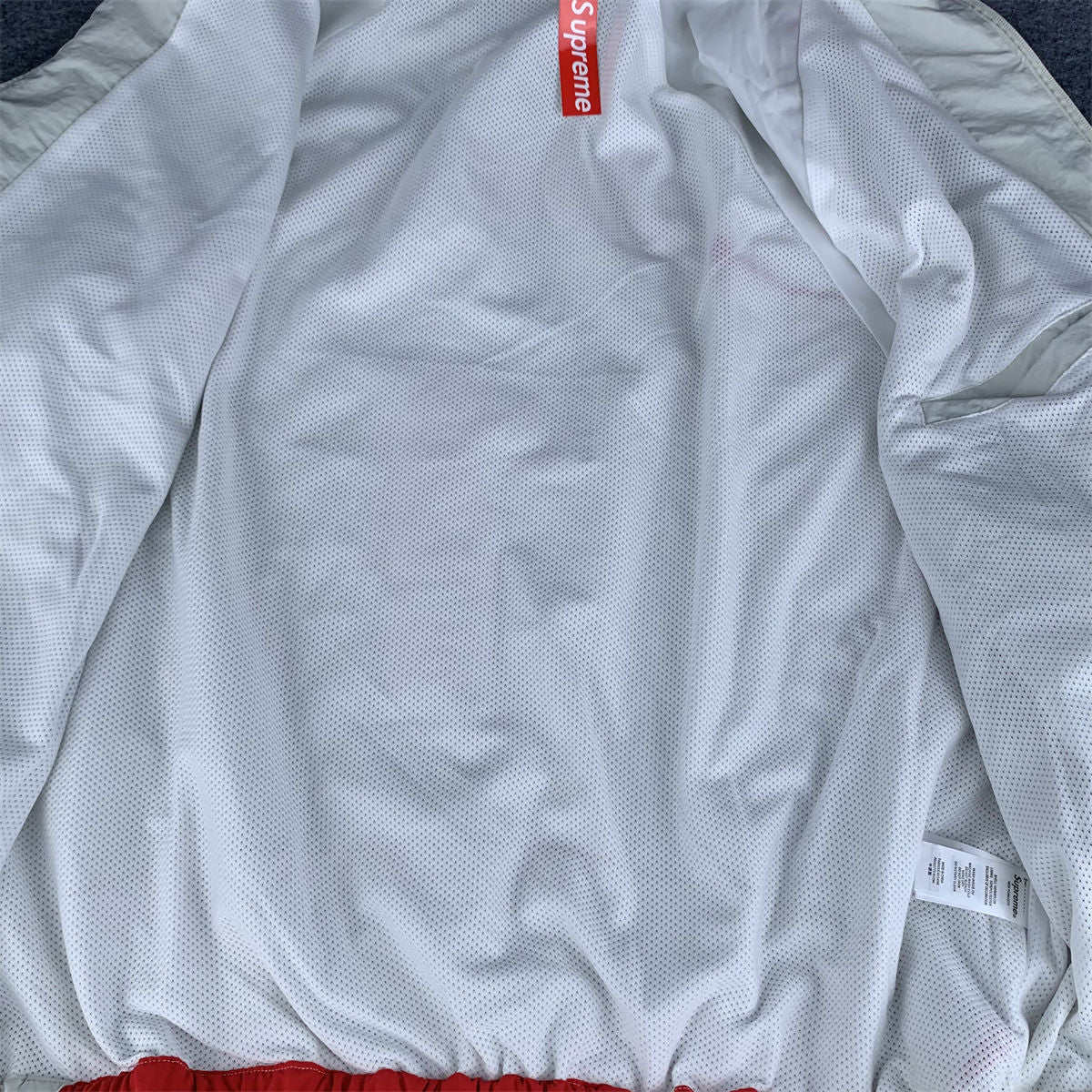 Supreme x Ducati Track Jacket 'Light Grey'