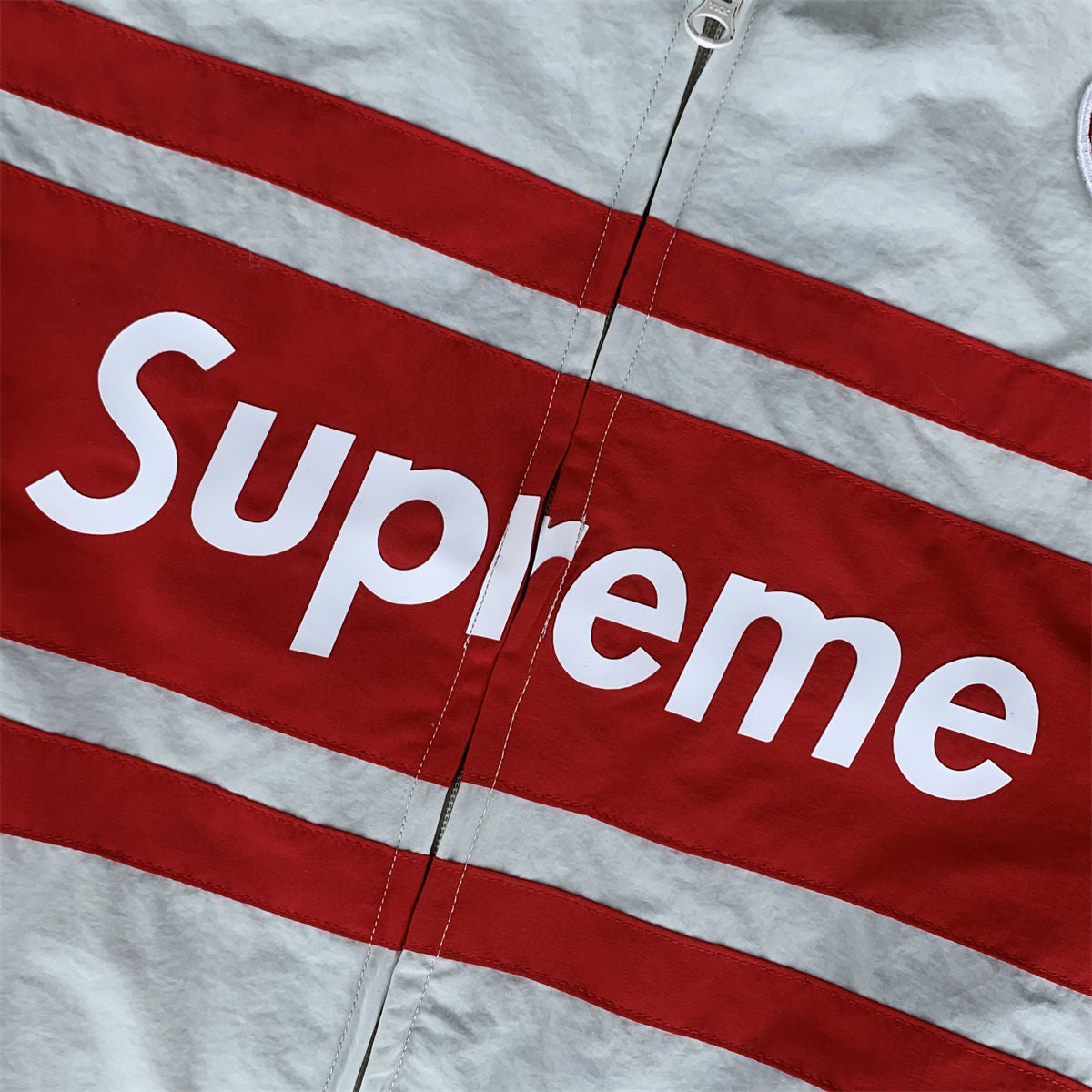 Supreme x Ducati Track Jacket 'Light Grey'