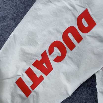 Supreme x Ducati Track Jacket 'Light Grey'
