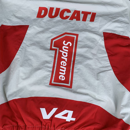 Supreme x Ducati Track Jacket 'Light Grey'
