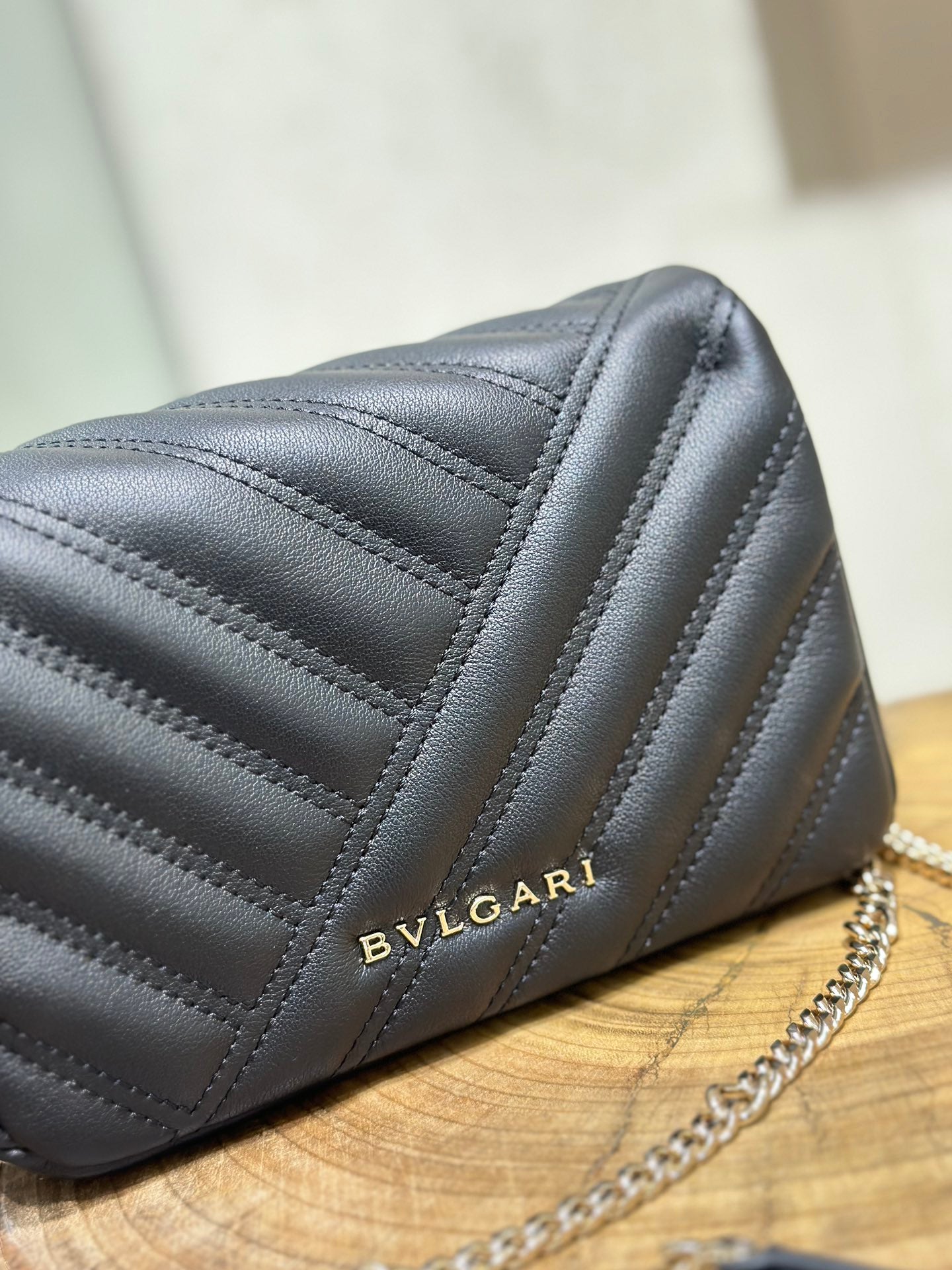BVL Serpent Cabochon Mini Bag 17cm Black Cafskin GHW 188306