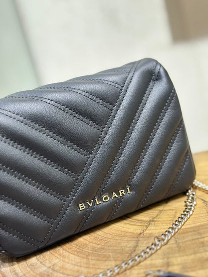 BVL Serpent Cabochon Mini Bag 17cm Black Cafskin GHW 188306