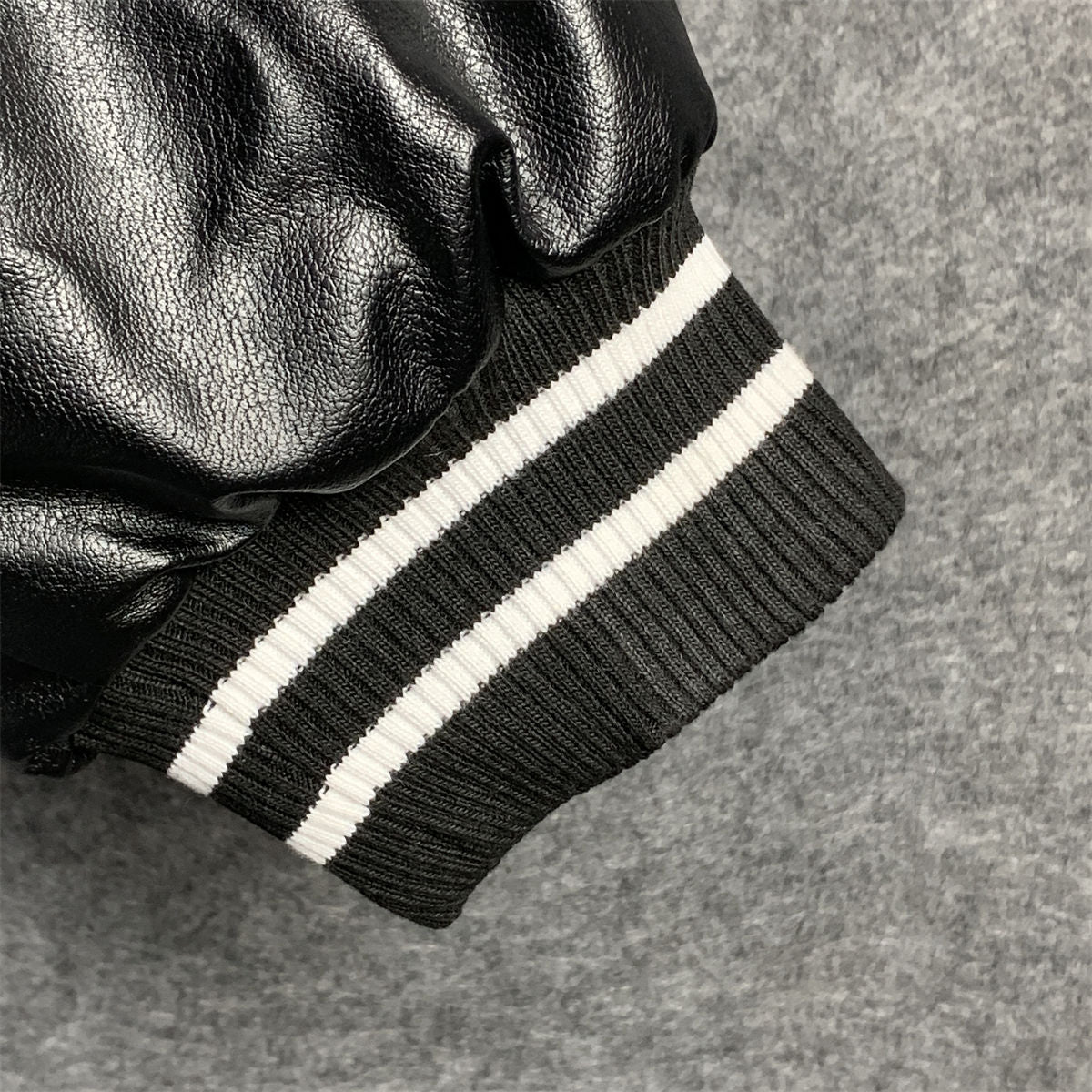 SUPREME TIGER VARSITY JACKET 'BLACK'