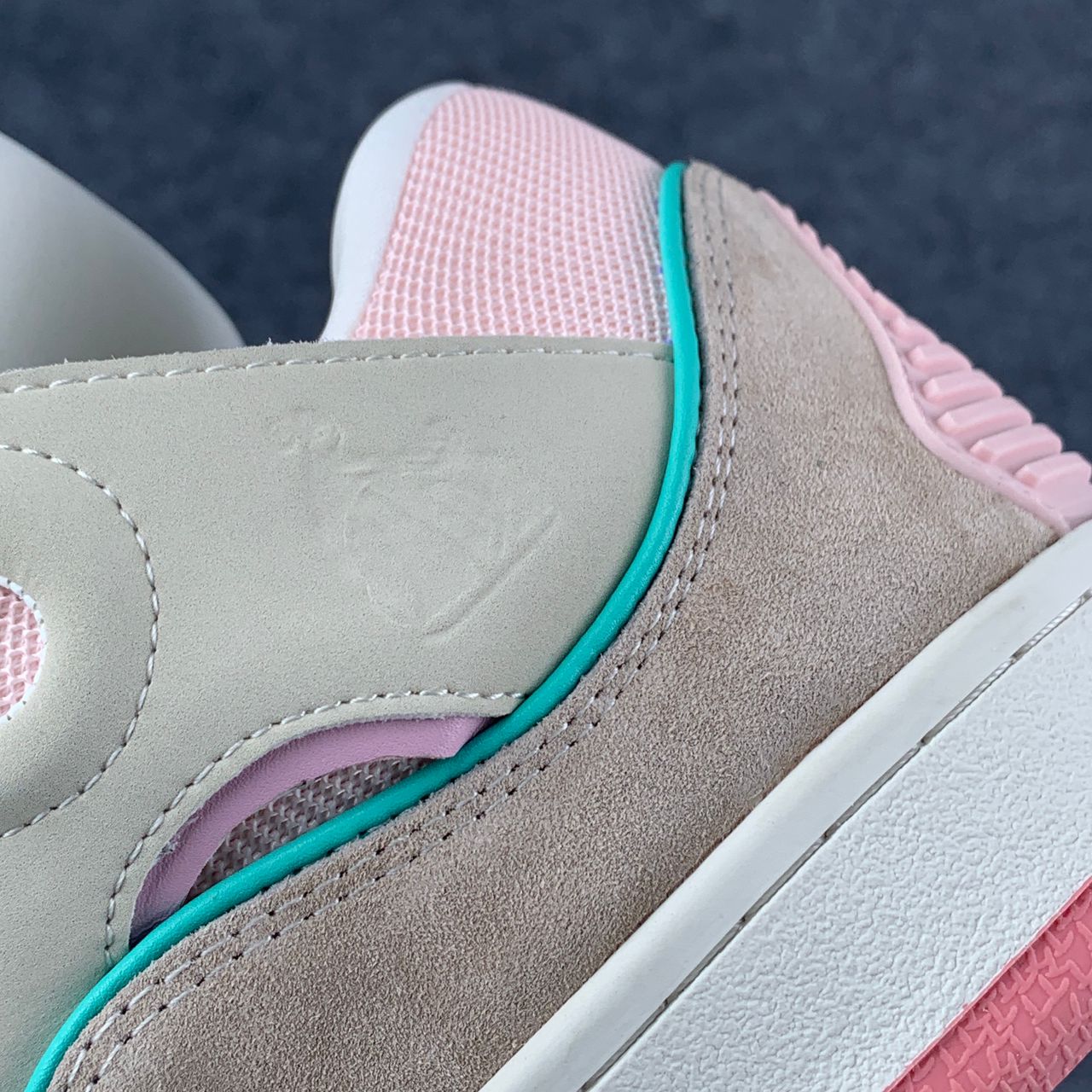 Lanvin Curb Sneakers 'Beige Pink'