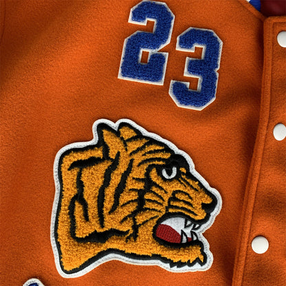 SUPREME Tiger Varsity Jacket 'Orange'