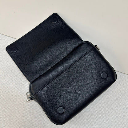 Loewe Messenger Bags 20 Black Cowhide