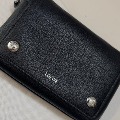 Loewe Messenger Bags 20 Black Cowhide