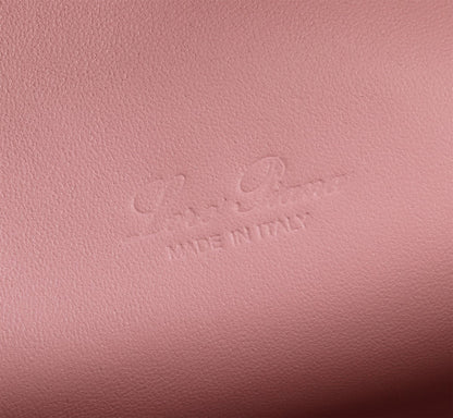 EXTRA BAG L27 IN BLUSH PINK GRAINED CALFSKIN WITH SILVER  HARDWARE
