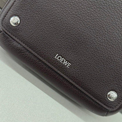Loewe Messenger Bags 23 Dark Reddish Brown Cowhide