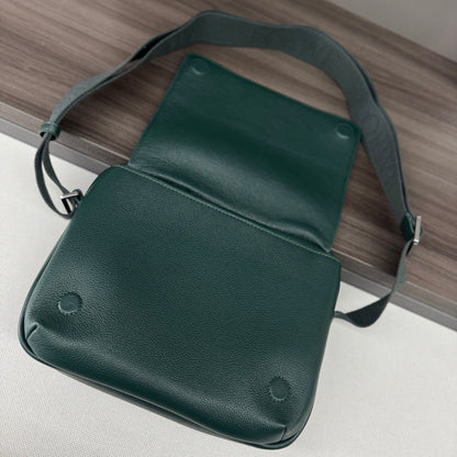Loewe Messenger Bags 23 Dark Teal Green Cowhide
