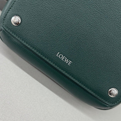 Loewe Messenger Bags 23 Dark Teal Green Cowhide
