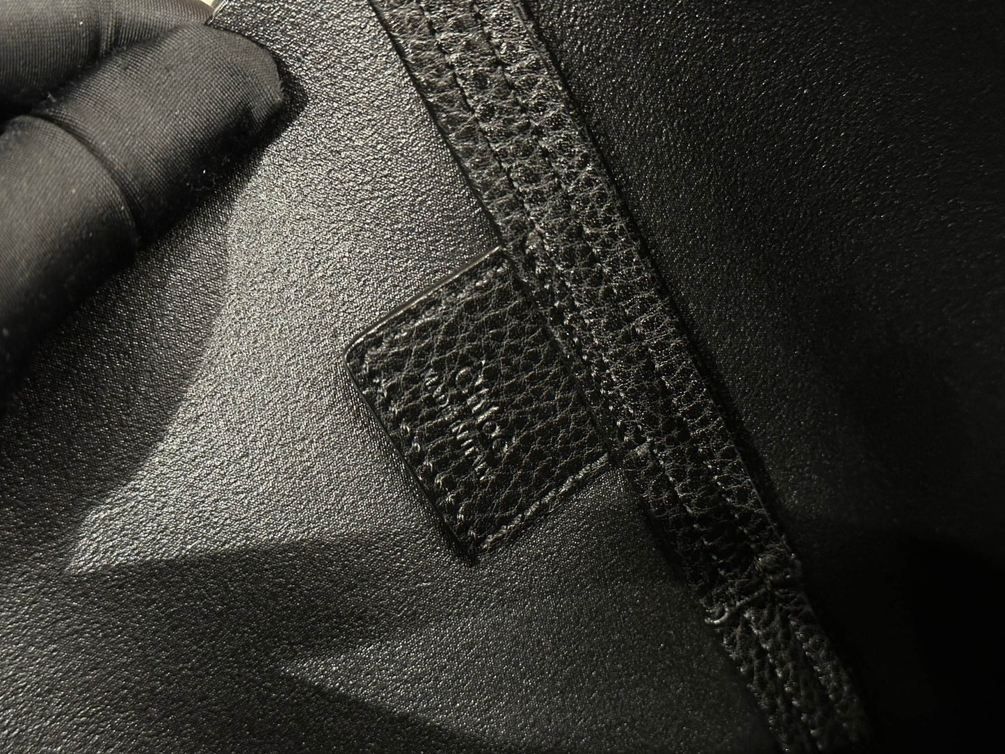 Chloe Spin Large Bag 35cm Black Calfskin