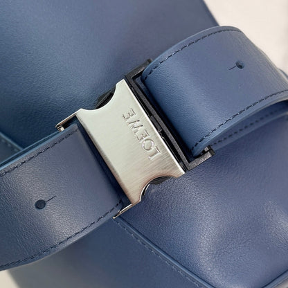 Loewe Puzzle Waist Bag 24 Navy Blue Cowhide