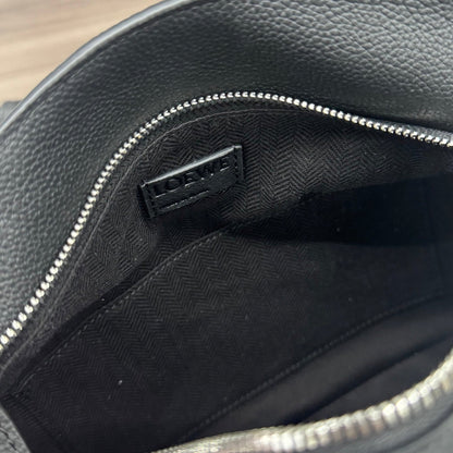 Loewe Puzzle Waist Bag 24 Black Cowhide