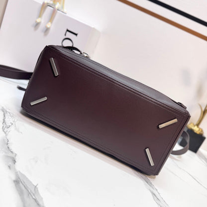 Loewe Puzzle Biker Bag 33 Dark Brown Cowhide
