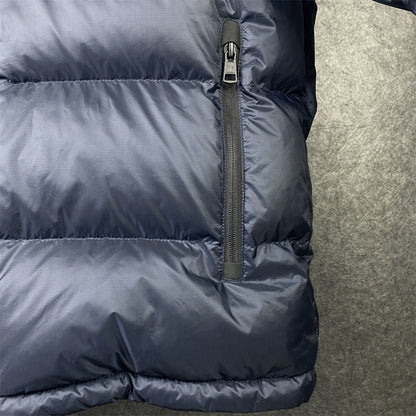 Moncler Peuplier Short Down Jacket 'Navy'