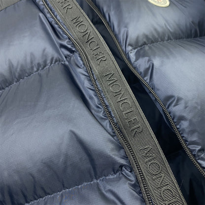 Moncler Peuplier Short Down Jacket 'Navy'